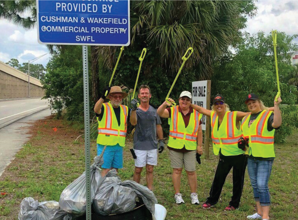 Cushman & Wakefield Employees Clean Up